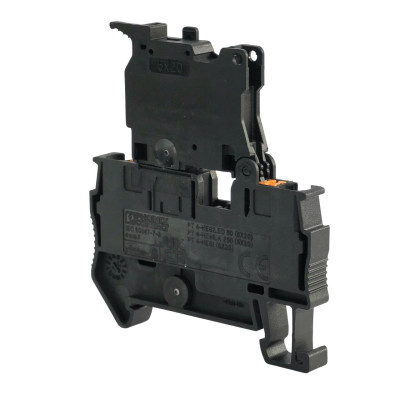 Złączka bezpiecznikowa PT 4‑HESI (5X20)  6mm2 czarna 6,3A  3211861