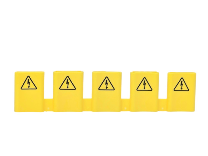 Osłona do szyn grzebieniowych KZ059 ( 5modułów, żółta )