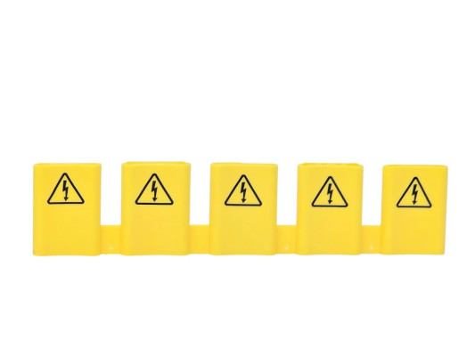 Osłona do szyn grzebieniowych KZ059 ( 5modułów, żółta )