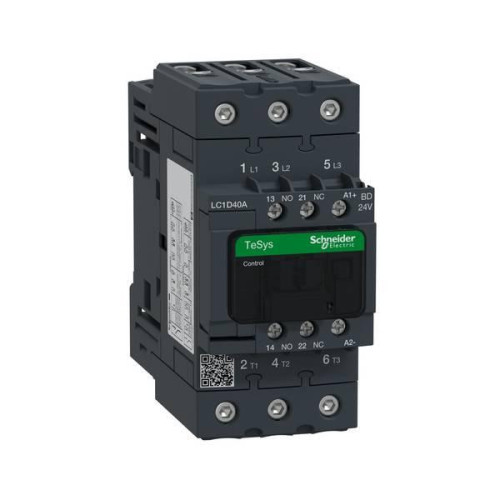 Stycznik LC1D40ABD (18,5kW, cewka 24V DC )