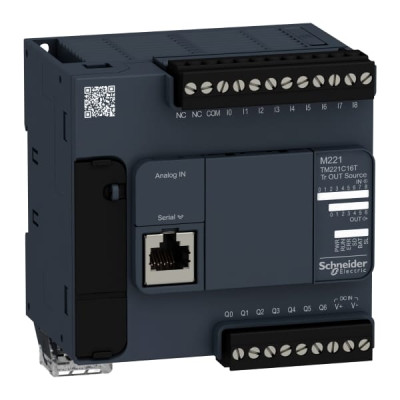 Sterownik Modicon M221 TM221C16T ( 9 we, 2 we analog, 7 wy )