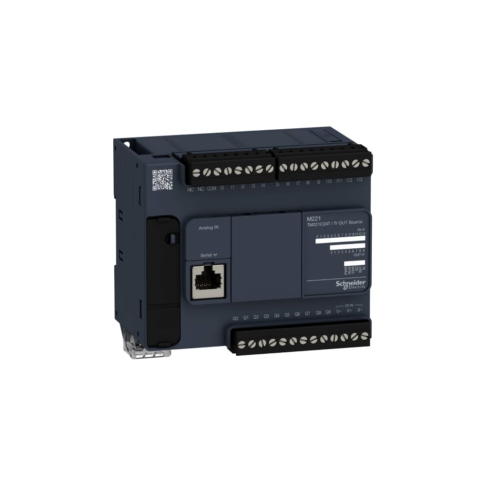 Sterownik Modicon M221 TM221C24T ( 14 we, 2 we analog, 10 wy )