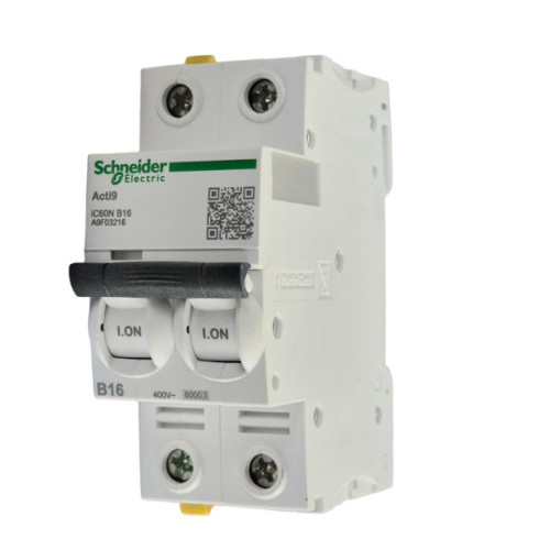 Wyłącznik A9F03216 2P B16 6kA AC iC60N‑B16‑2 nadmiarowo-prądowy