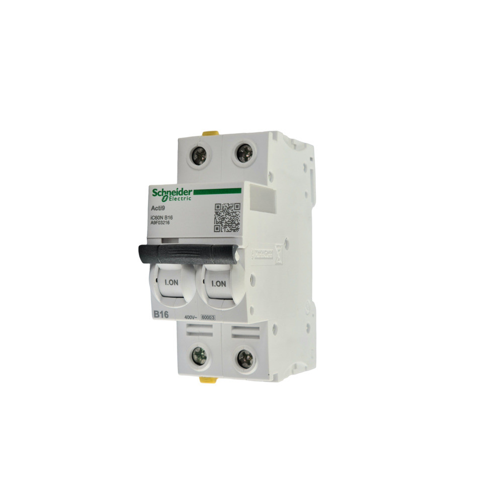Wyłącznik A9F03216 2P B16 6kA AC iC60N‑B16‑2 nadmiarowo-prądowy