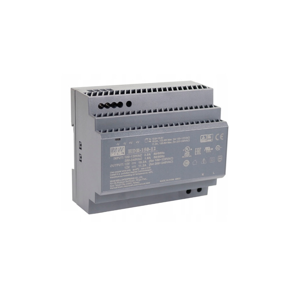 Zasilacz HDR-150-12 ( 12 VDC, 11.3A )