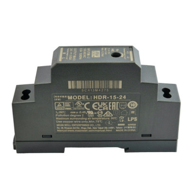 Zasilacz HDR-15-24 ( 24V , 0.63 A DC )