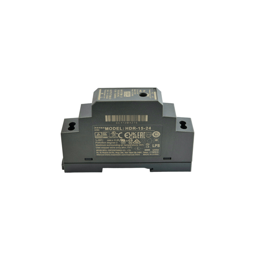 Zasilacz HDR-15-24 ( 24V , 0.63 A DC )