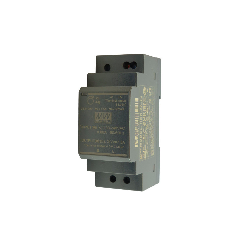 Zasilacz HDR-30-24 ( 24V , 1.5 A DC )