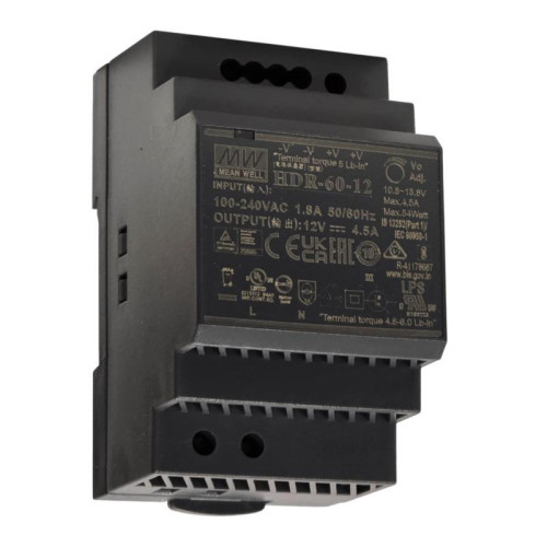 Zasilacz HDR-60-12 ( 12V , 4.5 A DC )