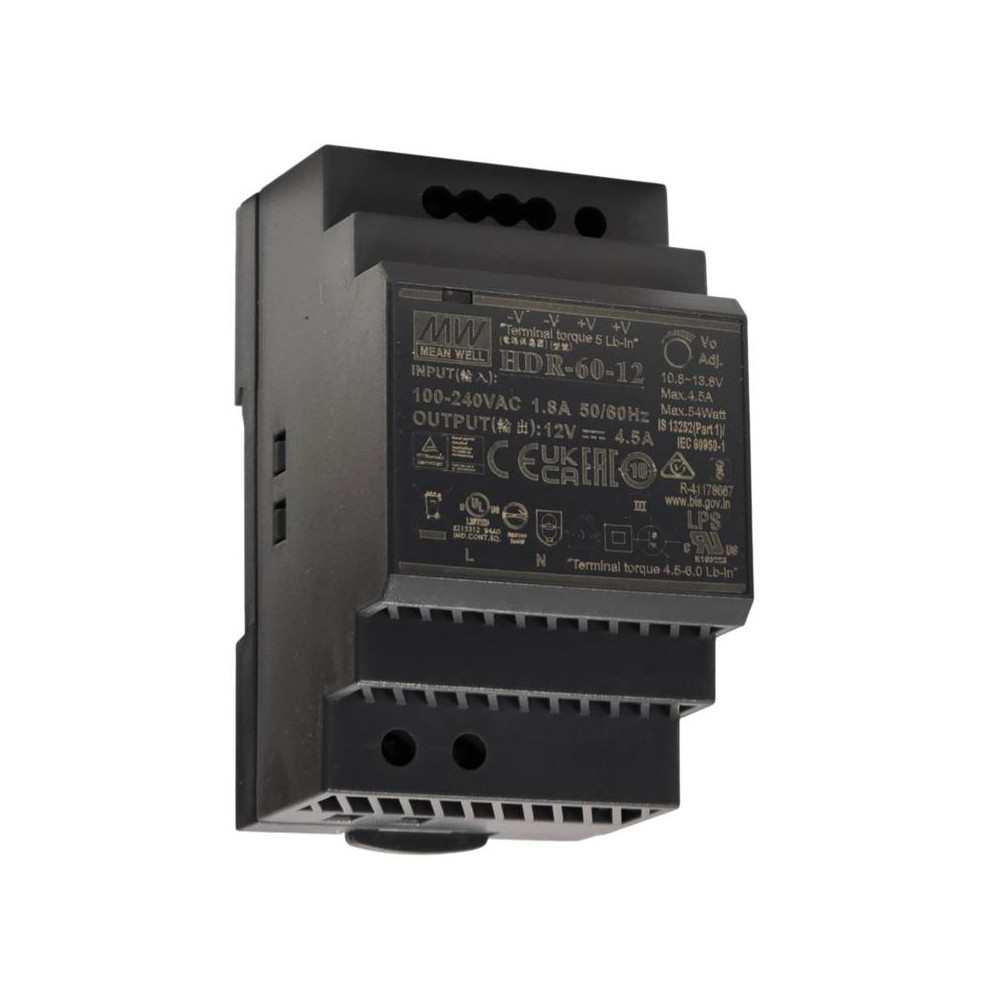 Zasilacz HDR-60-12 ( 12V , 4.5 A DC )