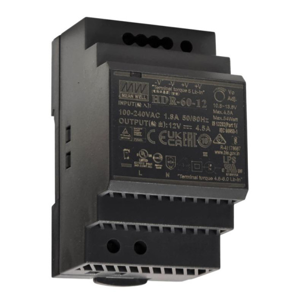 Zasilacz HDR-60-12 ( 12V , 4.5 A DC )