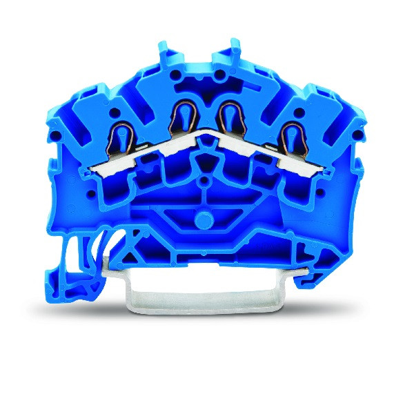 Złączka 2002-6404 ( 2,5 (4,0) mm2, 4-przewodowa, niebieska ) Złączka 2002-6404 ( 2,5 (4,0) mm2, 4-przewodowa, niebieska )