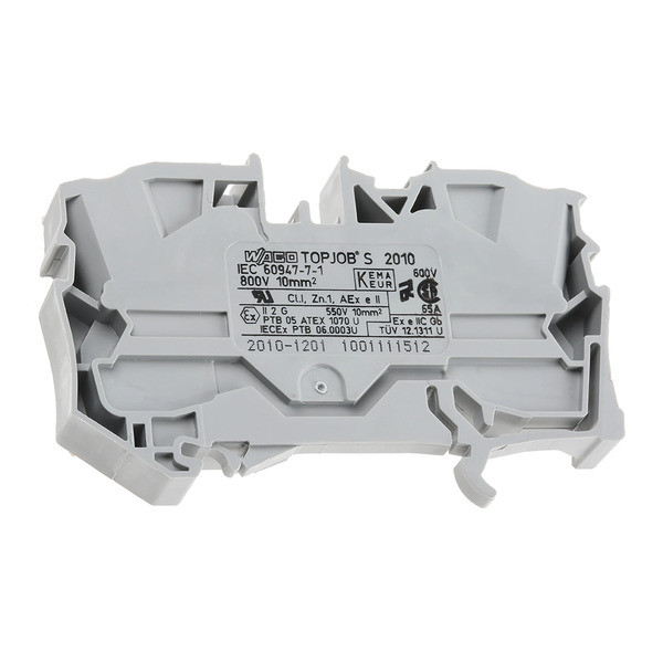 Złączka 2010-1201 (10 (16) mm2, 2-przewodowa, szara )