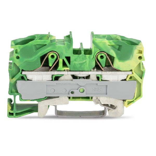 Złączka 2016-1207  2-przewodowa 16 mm2,( żółto-zielona ) Złączka 2016-1207  2-przewodowa 16 mm2,( żółto-zielona )