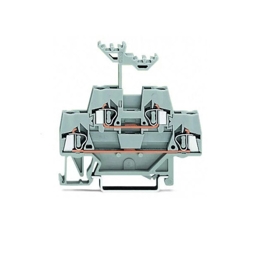 Złączka 280-519 ( 2 torowa, 2.5 mm2, szara )