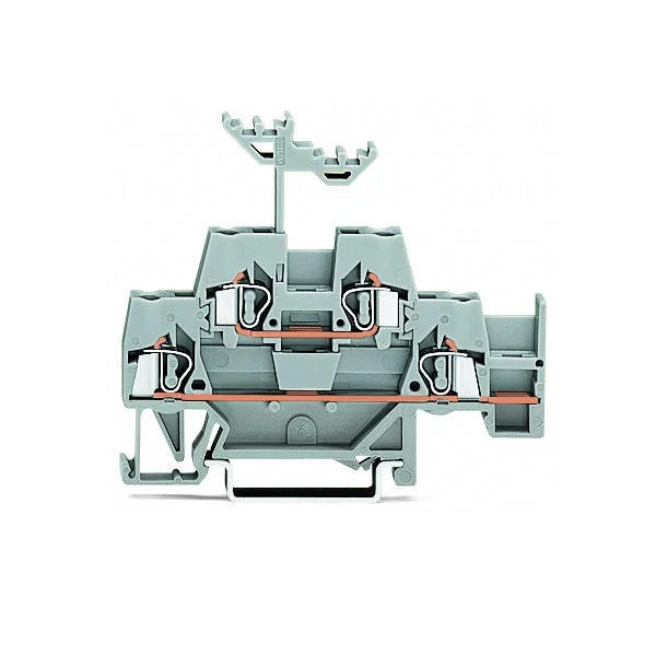 Złączka 280-520 ( 2 torowa, 2.5 mm2, szara ) Złączka 280-520 ( 2 torowa, 2.5 mm2, szara )