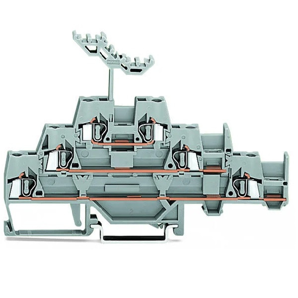 Złączka 280-550 ( 3 potencjały, 2.5 mm2, szara ) Złączka 280-550 ( 3 potencjały, 2.5 mm2, szara )