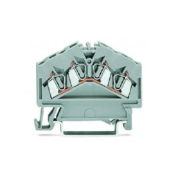 Złączka 280-646 ( 4 przewodowa, 2.5 mm2, szara ) Złączka 280-646 ( 4 przewodowa, 2.5 mm2, szara )