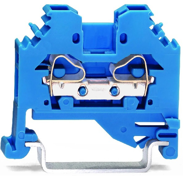 Złączka 281-104 ( 2 przewodowa, 4 mm2, niebieska ) Złączka 281-104 ( 2 przewodowa, 4 mm2, niebieska )