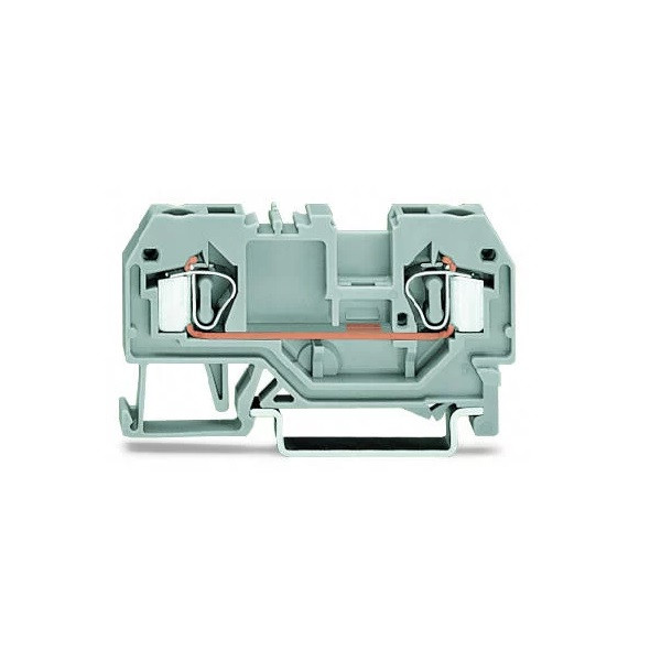 Złączka 281-901 ( 2 przewodowa, 4 mm2, szara )