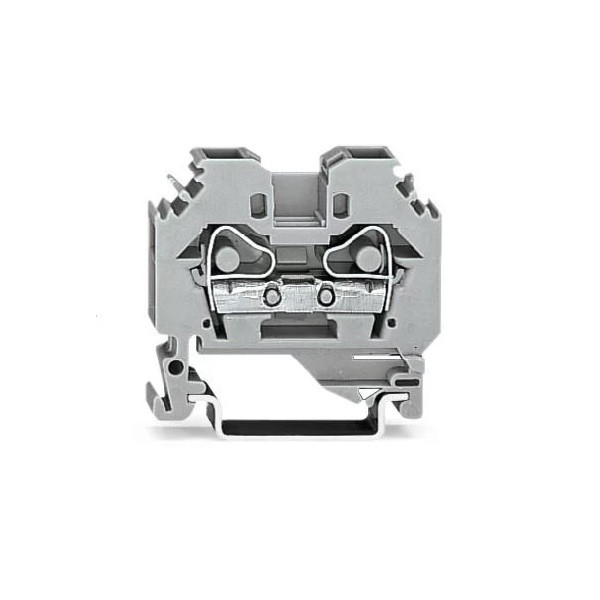 Złączka 282-101 ( 2 przewodowa, 6 mm2, szara ) Złączka 282-101 ( 2 przewodowa, 6 mm2, szara )