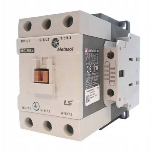 Stycznik MC-50a-24VDC 22kW, 50A, styk pom. 1NO 1NC