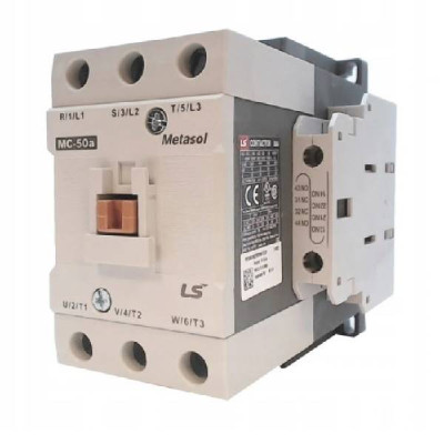 Stycznik MC-50a-24VDC 22kW, 50A, styk pom. 1NO 1NC