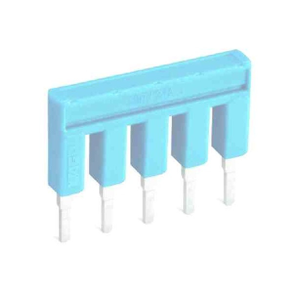 Mostek grzebieniowy izolowany 5-torowy niebieski - 2002-405/000-006