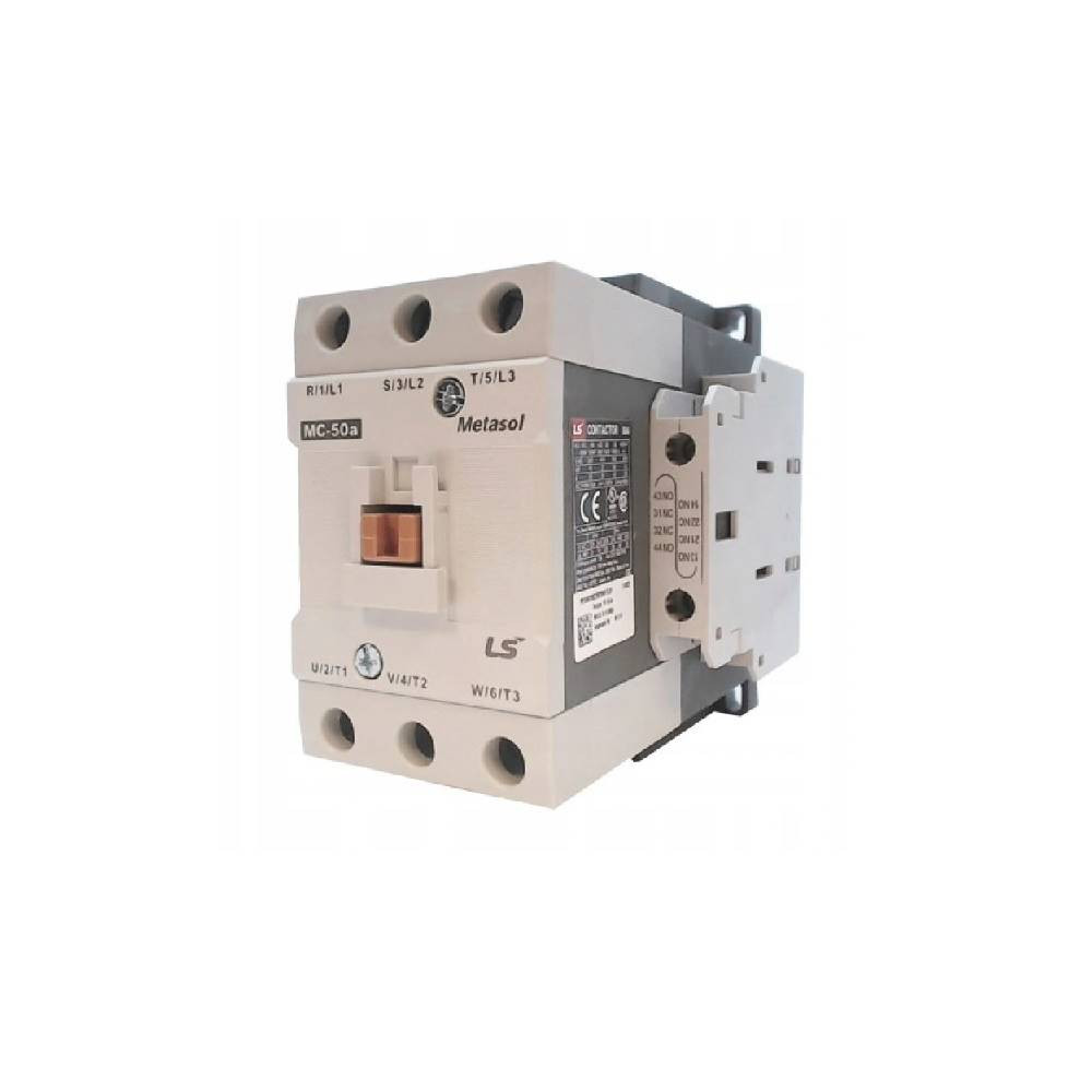 Stycznik MC-50a-48VDC 22kW, 50A, styk pom. 1NO 1NC