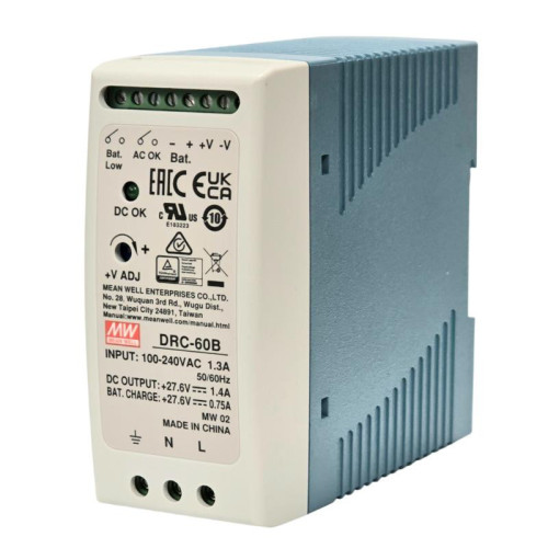 Zasilacz DRC-60B ( 60W 27.6V .4A, 27.6V 0.75A )