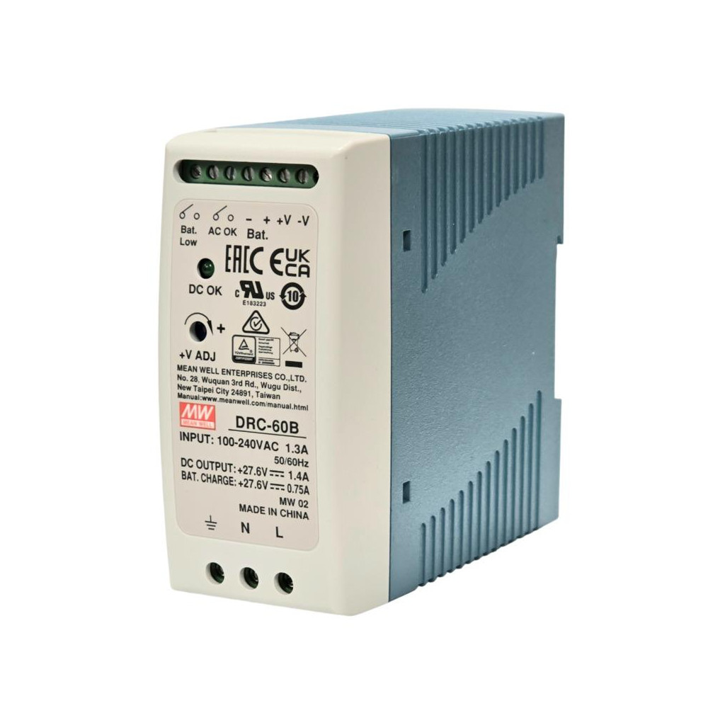 Zasilacz DRC-60B ( 60W 27.6V .4A, 27.6V 0.75A )