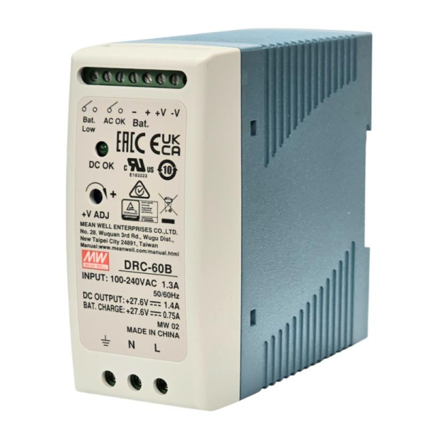 Zasilacz DRC-60B ( 60W 27.6V .4A, 27.6V 0.75A )