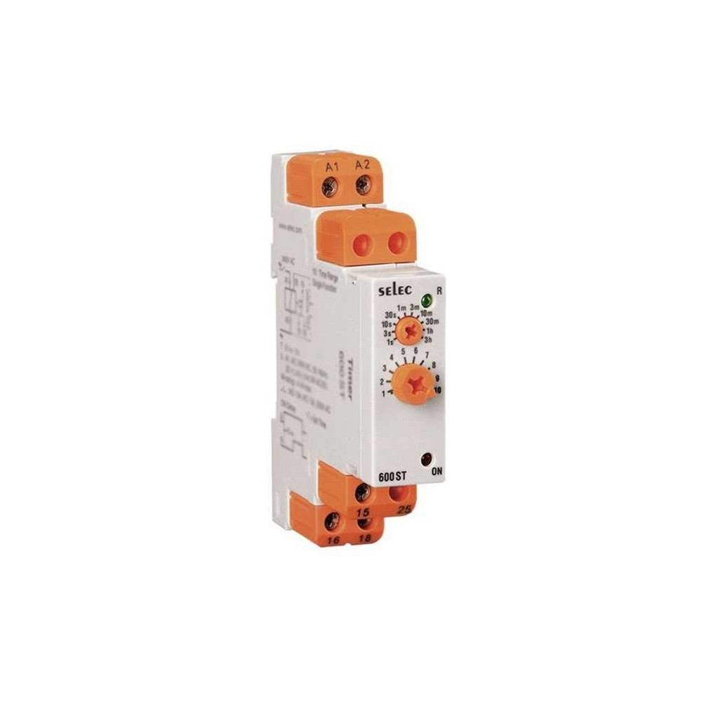 Przekaźnik czasowy 600ST-CU ( 230V AC, opóźnione załączenie )