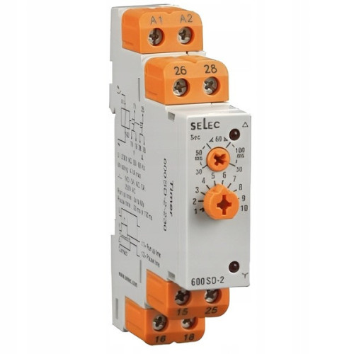 Przekaźnik czasowy 600SD-CU ( 230V AC, GWIAZDA - TRÓJKĄT )