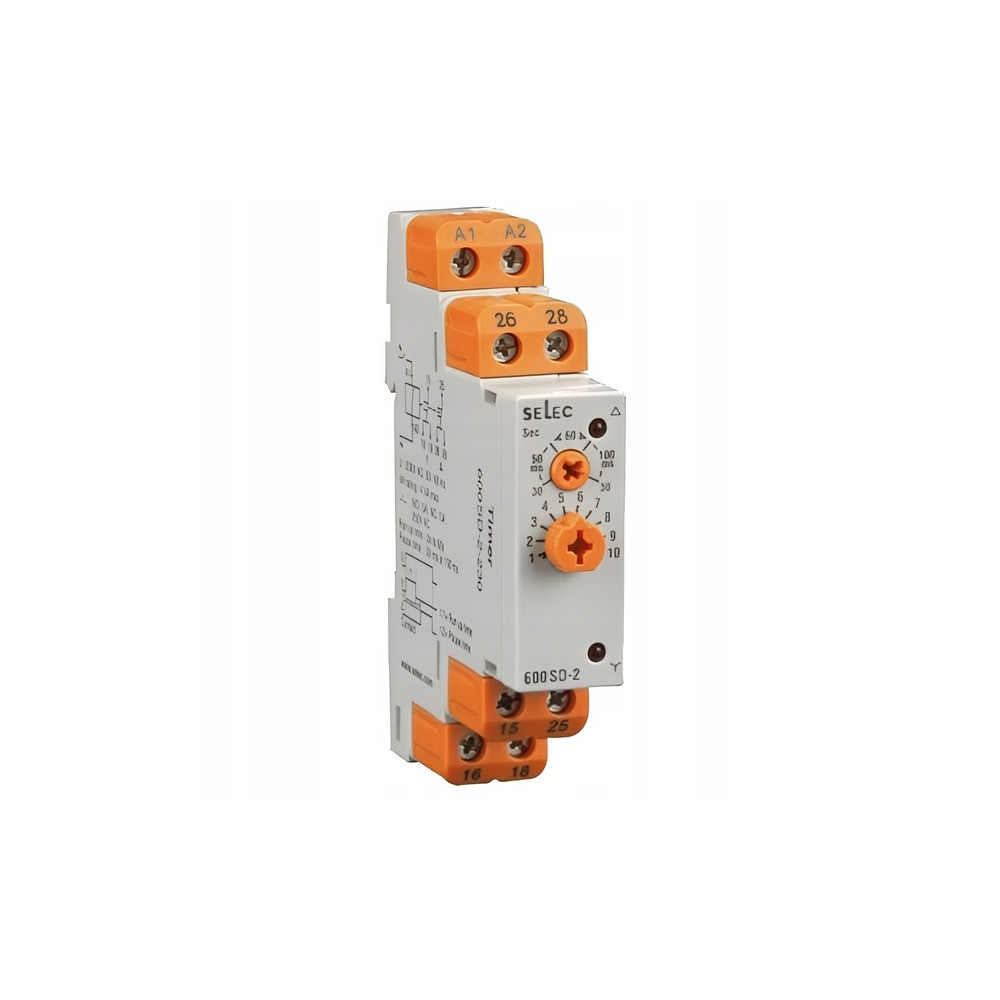 Przekaźnik czasowy 600SD-CU ( 230V AC, GWIAZDA - TRÓJKĄT )