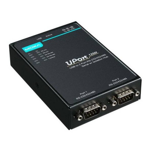 Konwerter UPort 1250I/EU 2x RS-232/422/485 na USB, Optoizolacja