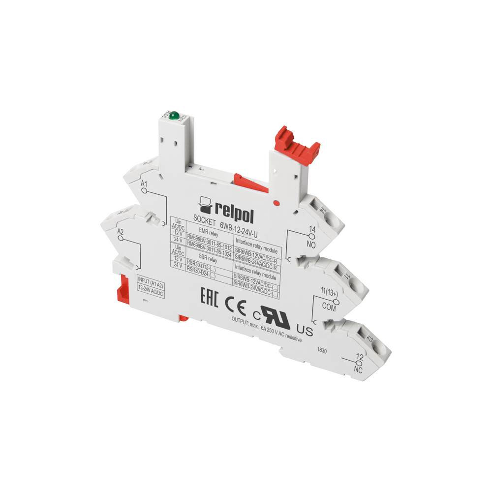 Gniazdo 6WB-12-24V-U