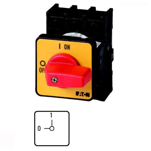 Łącznik krzywkowy P1-25/E-RT 0-1 3P 25A 002388