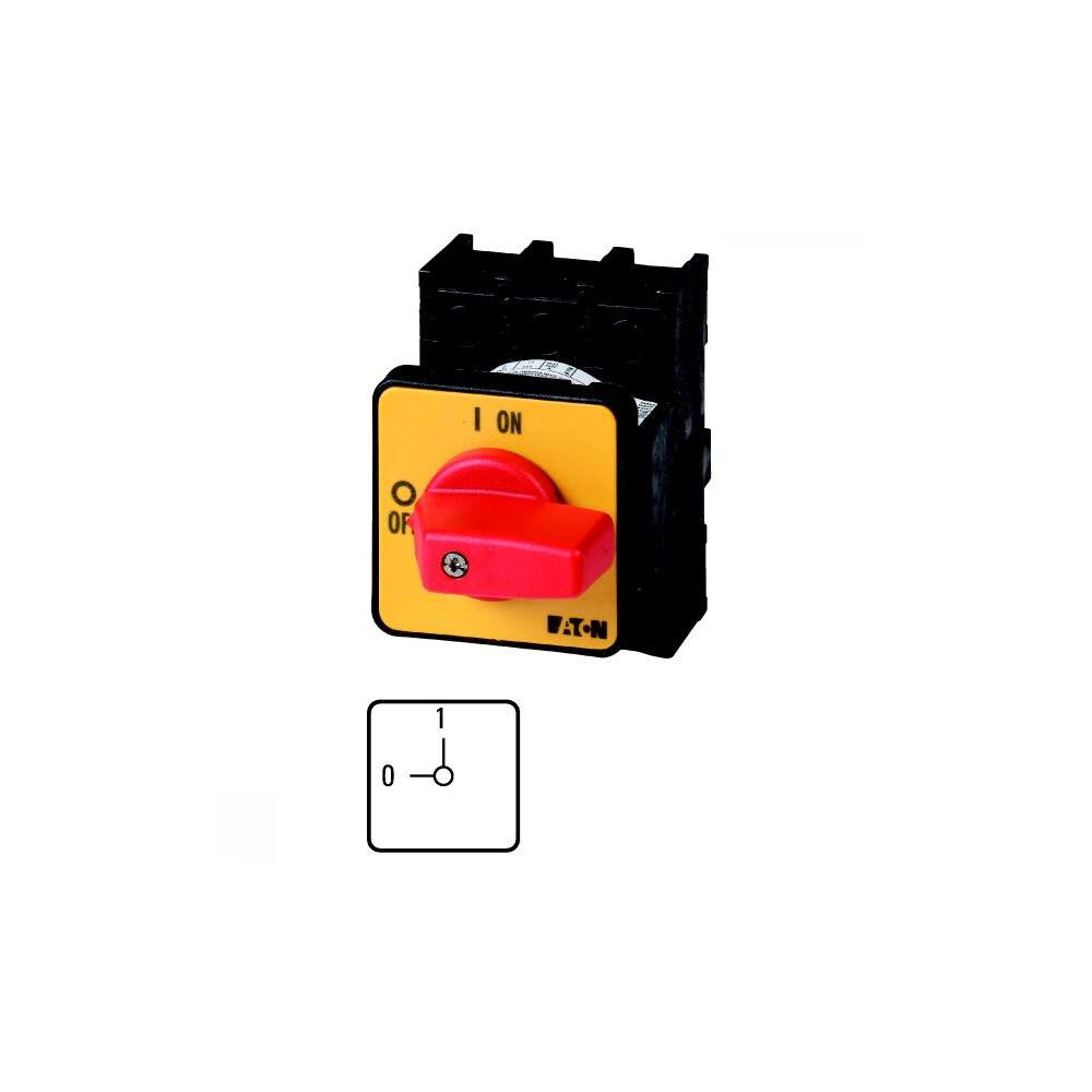 Łącznik krzywkowy P1-25/E-RT 0-1 3P 25A 002388