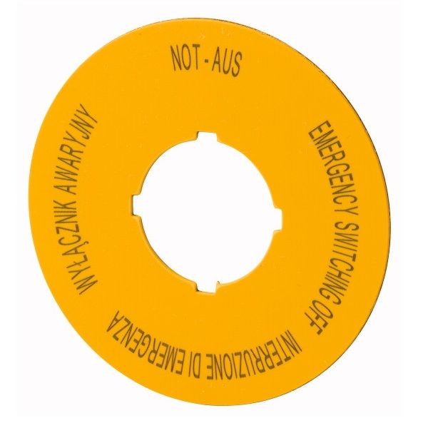 Szyld M22-XBK5 167639 do przycisku