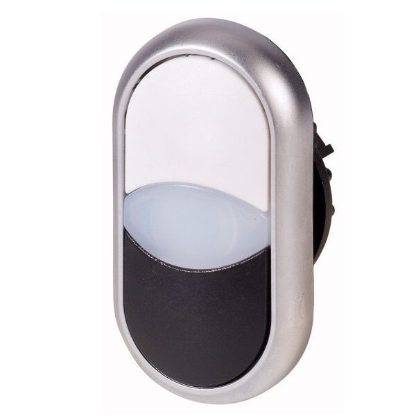 Napęd przycisku M22-DDL-WS 216704 biało czarny