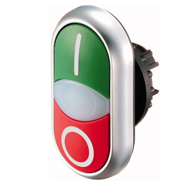 Napęd przycisku M22-DDLF-GR-X1/X0 284814 zielono czerwony
