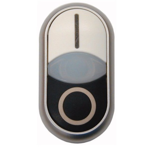 Napęd przycisku M22-DDLM-WS-X1/X0 284832 biało czarny