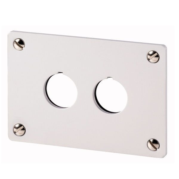 Płyta M22-E2 216543 czołowa 2 otwory Płyta M22-E2 216543 czołowa 2 otwory