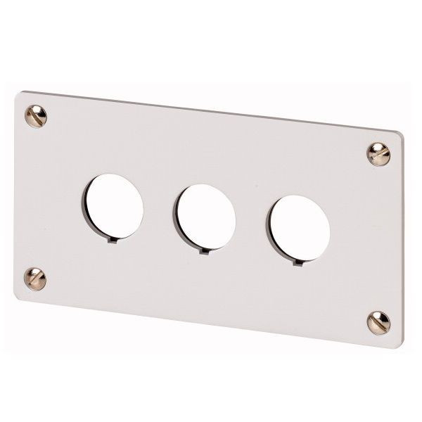 Płyta M22-E3 216544 czołowa 3 otwory Płyta M22-E3 216544 czołowa 3 otwory