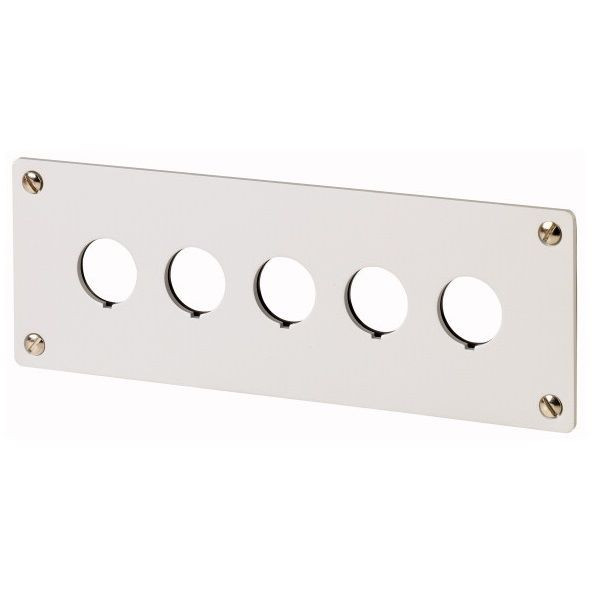 Płyta M22-E5 216546 czołowa 5 otworów Płyta M22-E5 216546 czołowa 5 otworów