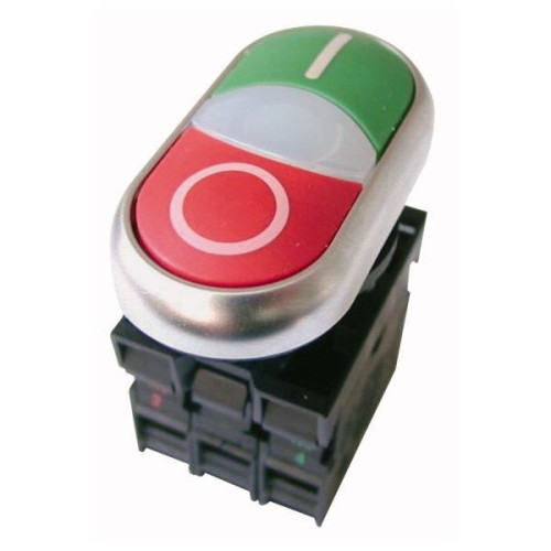 Napęd przycisku M22-DDL-GR-X1/X0/K11/230-W 216509 zielono czerwony komplet