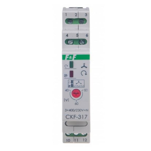 Czujnik kolejności i zaniku faz CKF-317