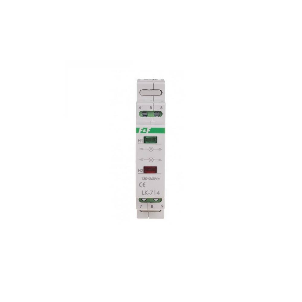Lampka sygnalizacyjna zasilania-dustanowa LK-714-5-10V