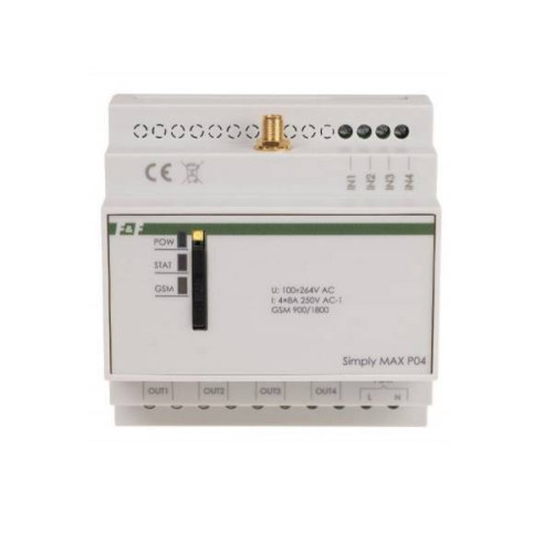 Przekaźnik SIMplyMAX-P04 zdalnego sterowania GSM